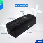 Ups Estabilizador Kaise 800va Display Lcd 4 Salidas Modem - Image 4