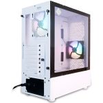 Gabinete Mid Tower XPG Valor Air White 4 Fan Vidrio Templado - Image 2