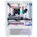 Mini 5 Fan Argb Vidrio Templado White - Image 3