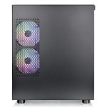 Gabinete Mini Tower Thermaltake View 170TG Vidrio Templado 3 Fan Argb Negro - Image 4