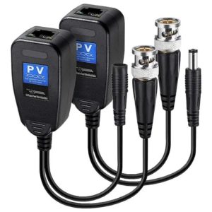 Balun Rj45 Par Video + Alimentacion Camara Cctv Seguridad